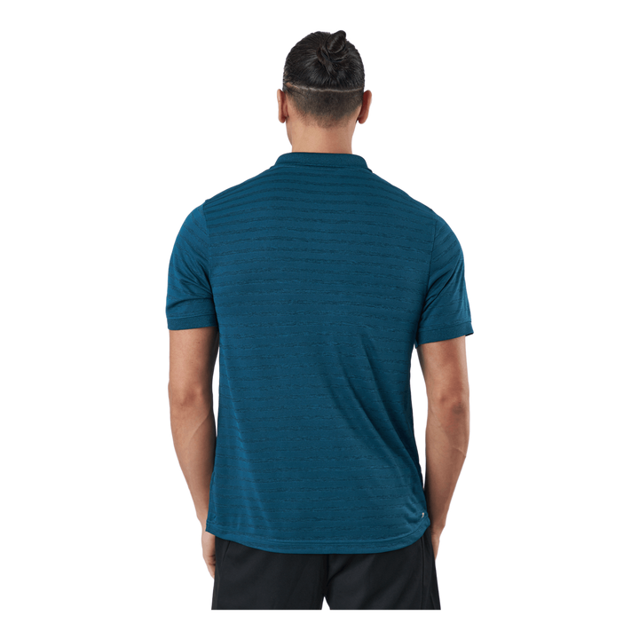 Bela Stripe Polo Ii Blue Coral