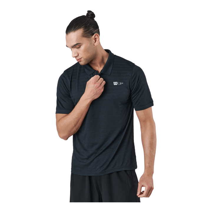 Bela Stripe Polo Ii Black