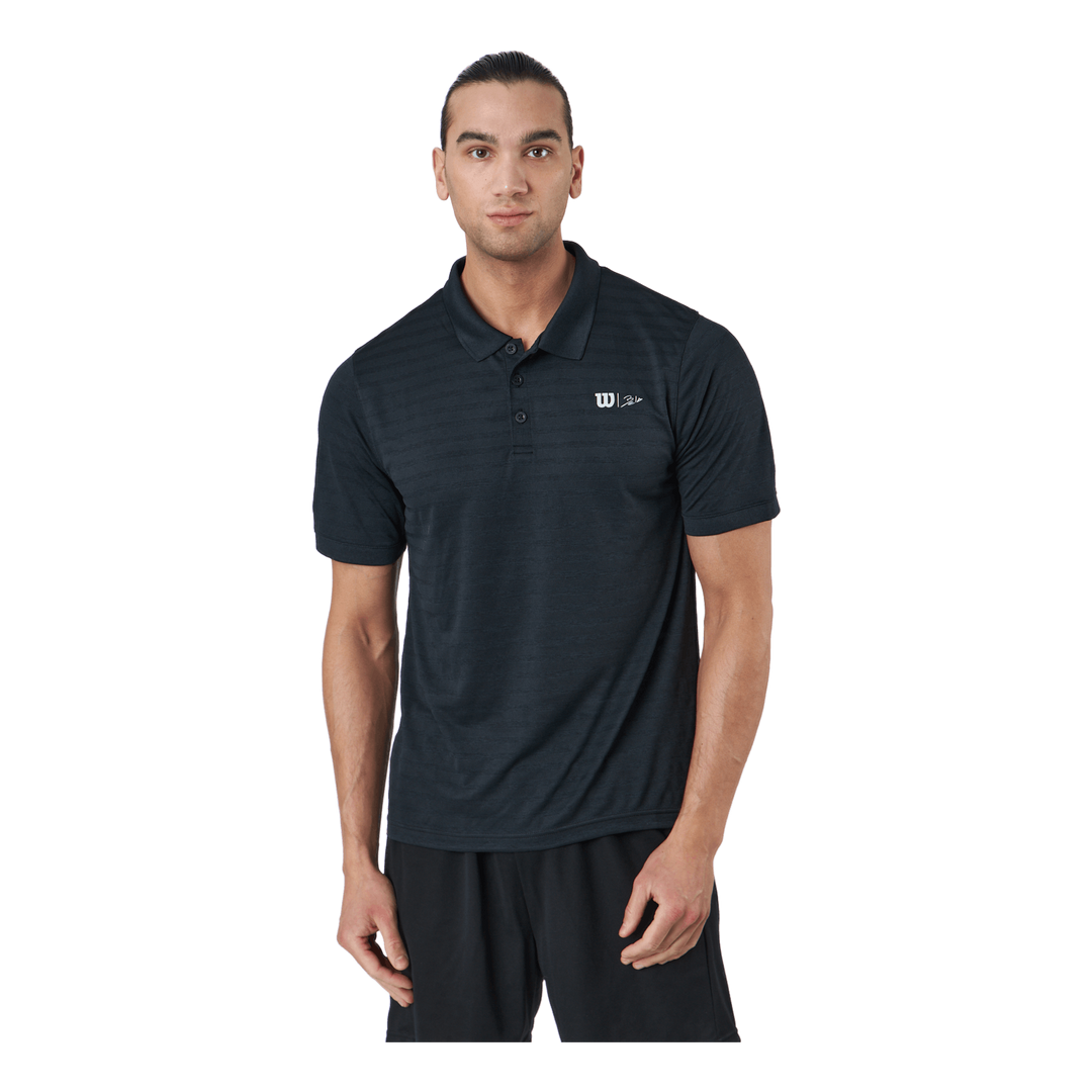Bela Stripe Polo Ii Black