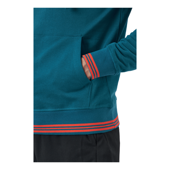 Bela Po Hoody-slimfit Blue Coral/fiesta