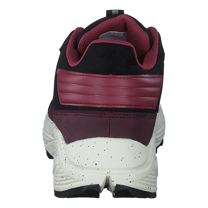 R1300 Mid Blk Spk W Burgundy-black