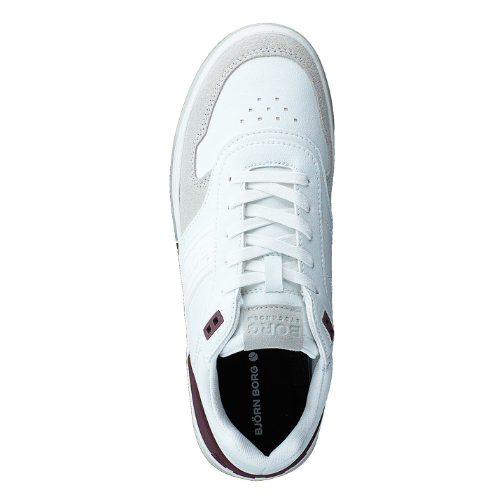 T2300 Ctr W White-burgundy