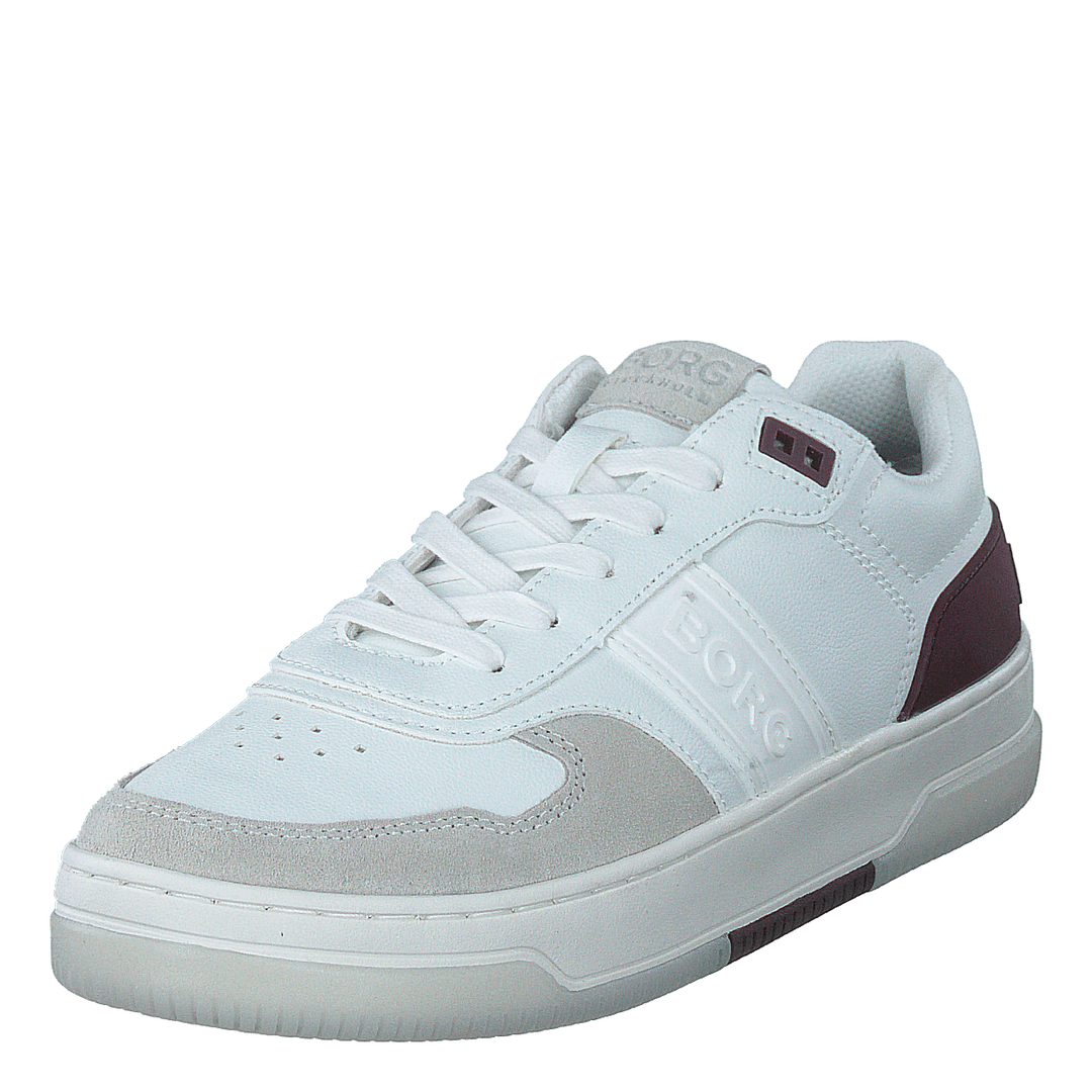 T2300 Ctr W White-burgundy
