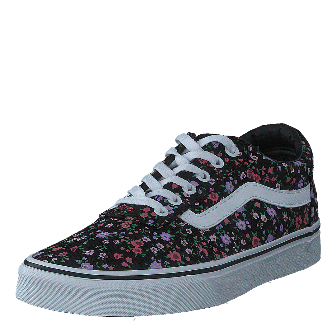 Wm Ward Ditsy Floral Black/white