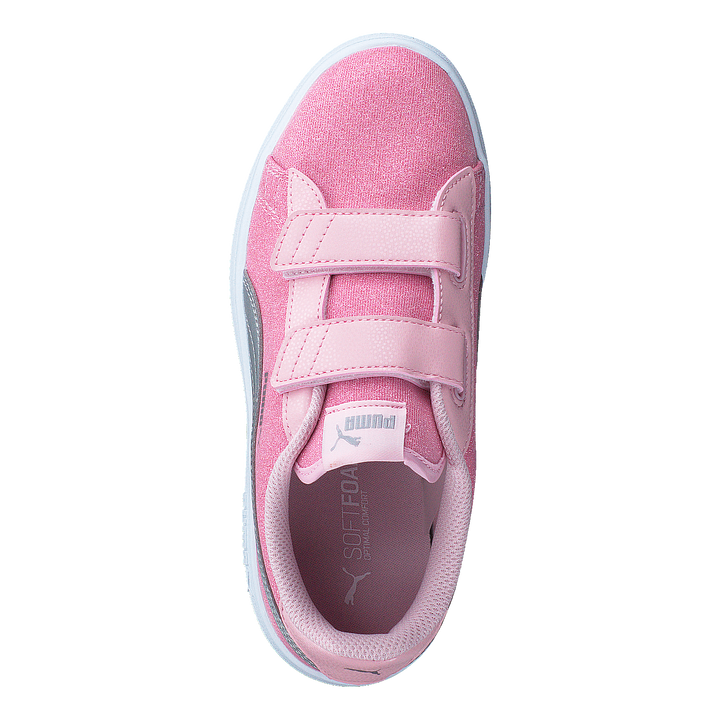 Puma Smash V2 Glitz Glam V Ps Almond Blossom-puma Silver