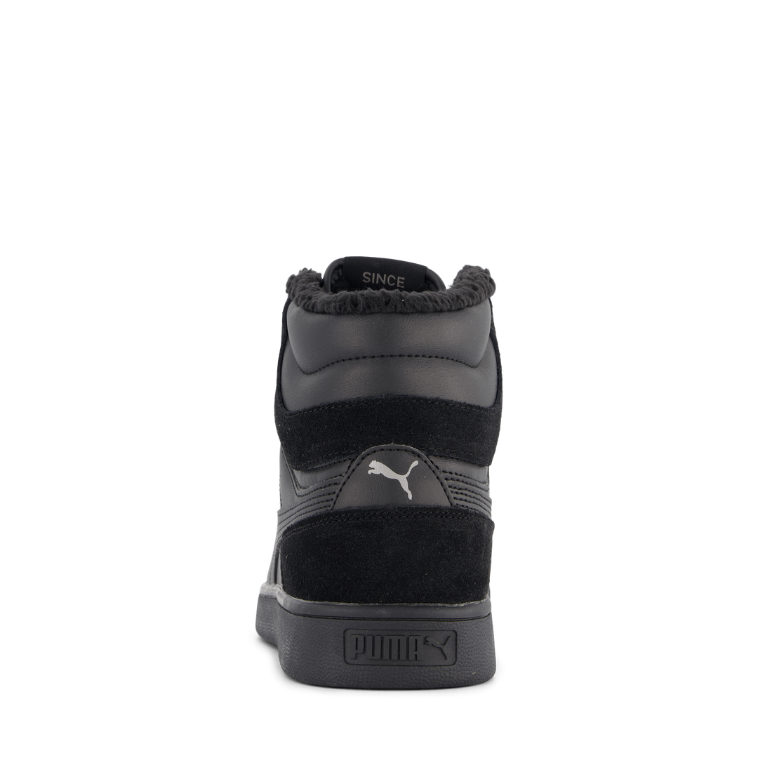 Puma Shuffle Mid Fur Puma Black-puma Black-steel Gr