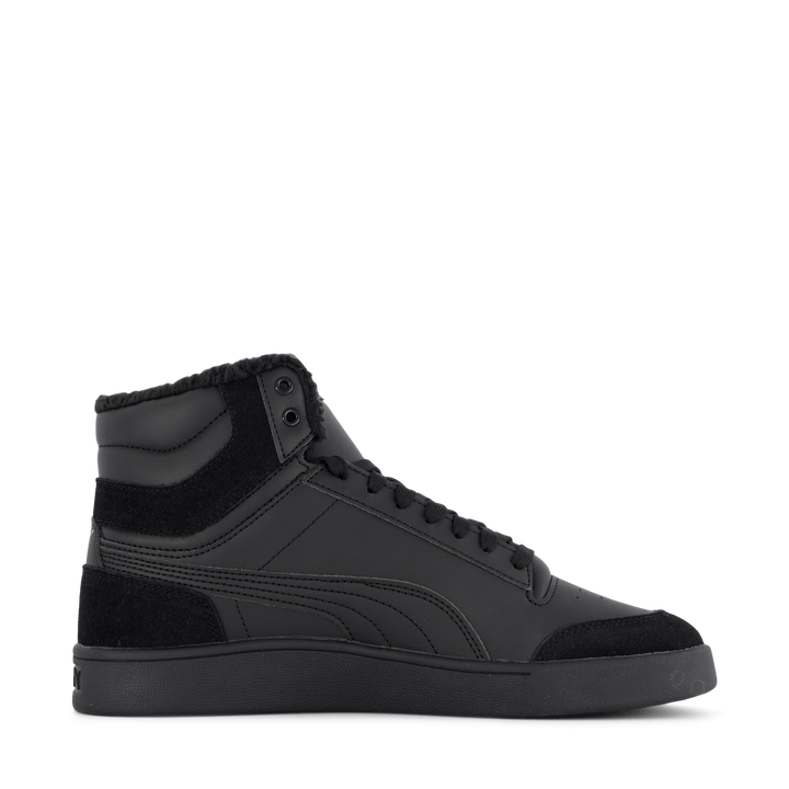 Puma Shuffle Mid Fur Puma Black-puma Black-steel Gr