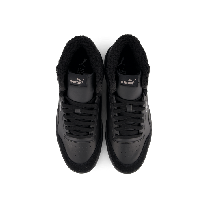 Puma Shuffle Mid Fur Puma Black-puma Black-steel Gr