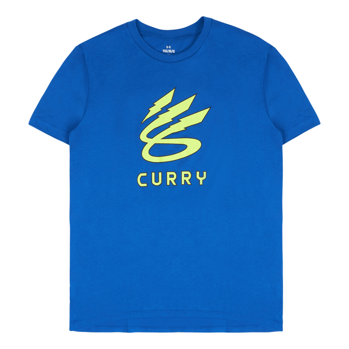 KIDS UA CURRY LIGHTNING LOGO SS