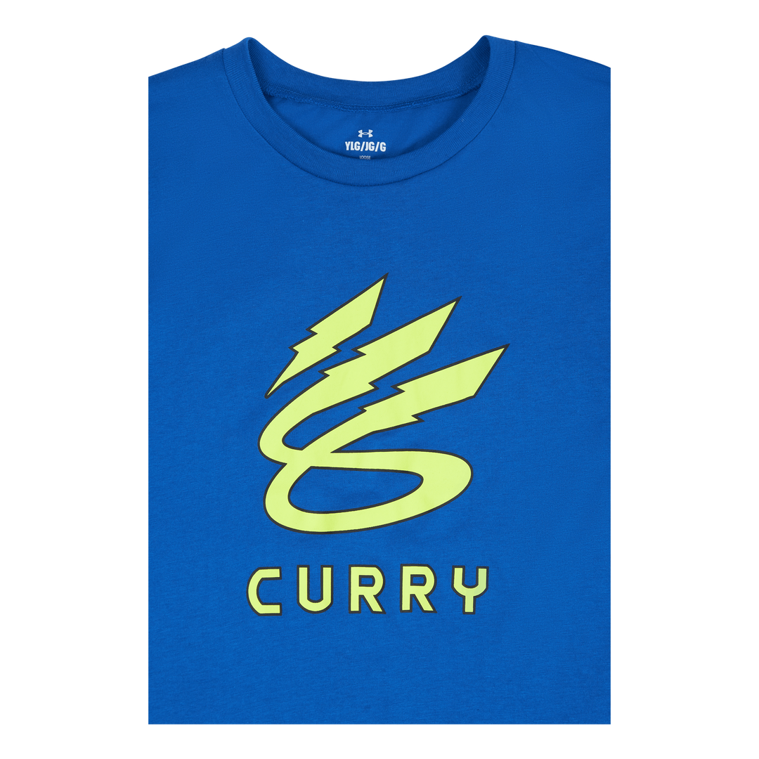 KIDS UA CURRY LIGHTNING LOGO SS