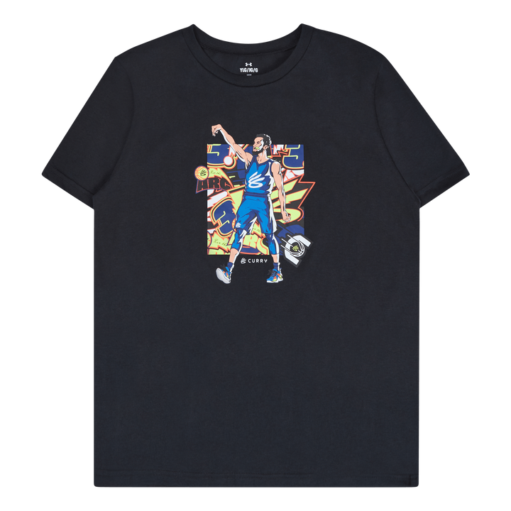 KIDS UA CURRY LIGHTNING LOGO SS