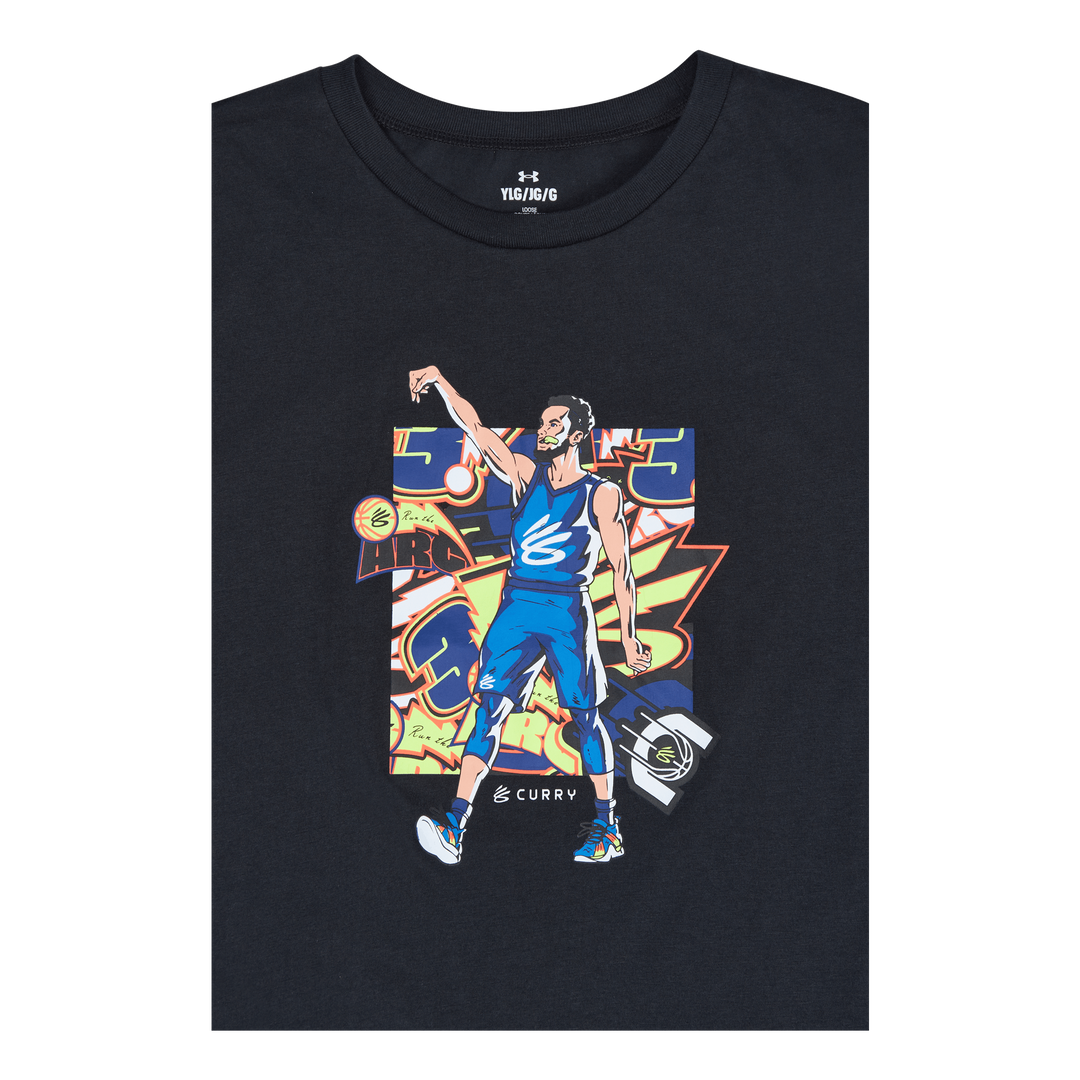 KIDS UA CURRY LIGHTNING LOGO SS