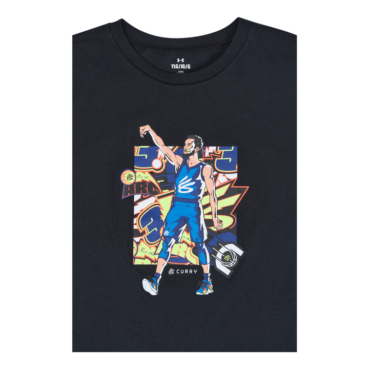 KIDS UA CURRY LIGHTNING LOGO SS