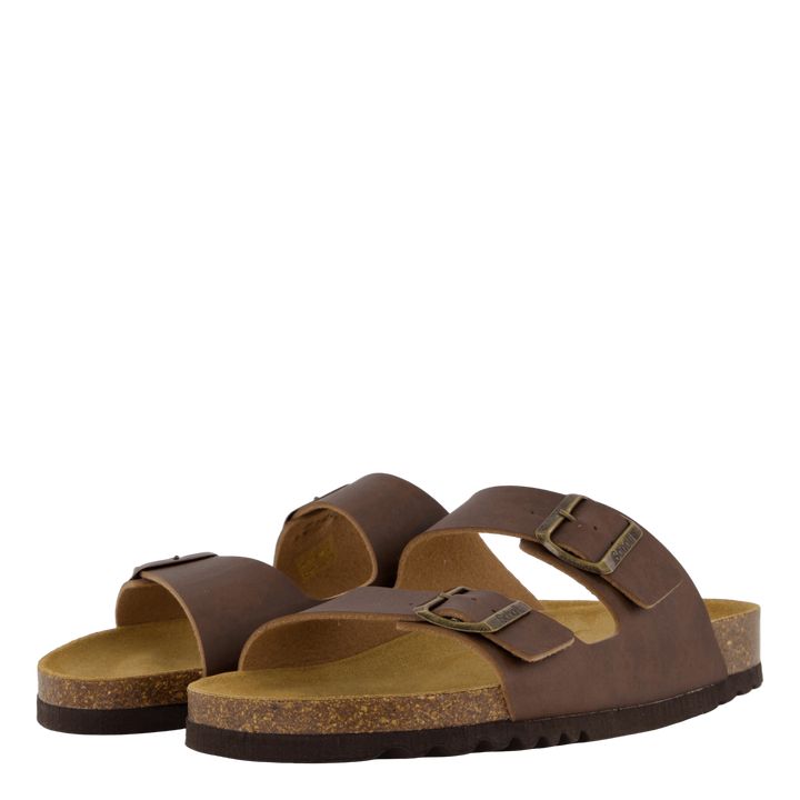 SL ANDREA PU LEATHER BROWN