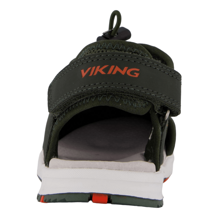 Thrill Moss Green/red