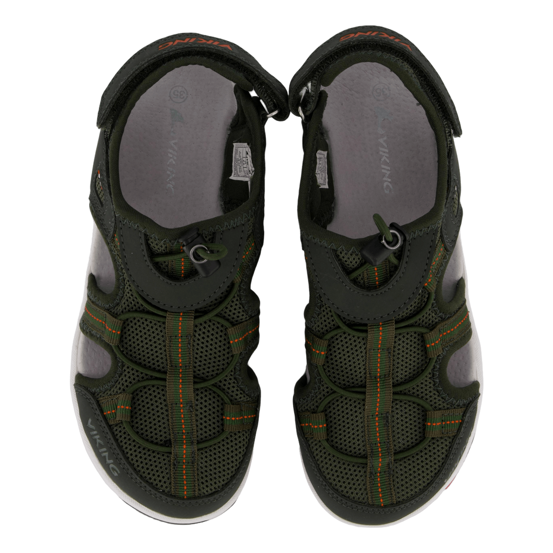 Thrill Moss Green/red