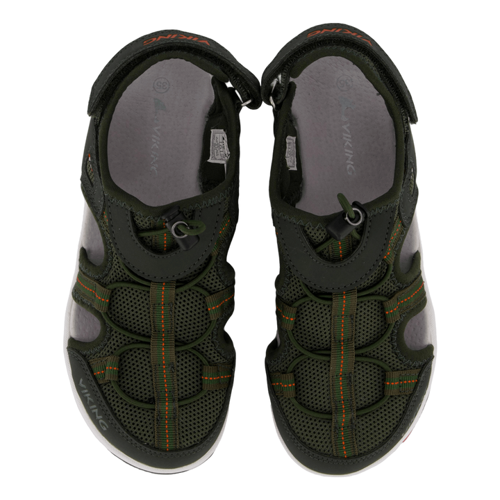 Thrill Moss Green/red