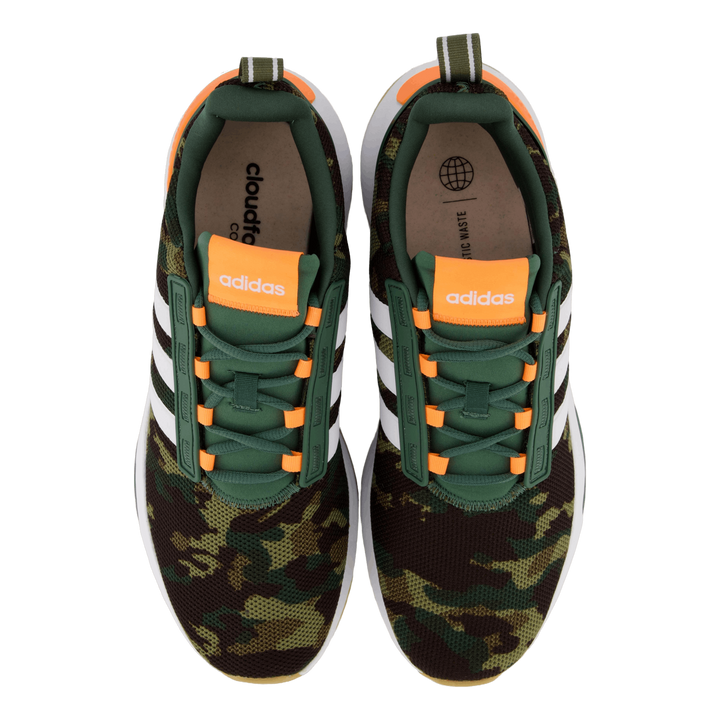 Racer TR21 Cloudfoam Lifestyle Running Shoes Green Oxide / Cloud White / Screaming Orange