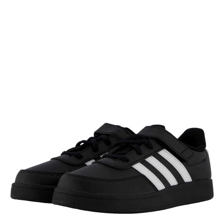 Breaknet Lifestyle Court Elastic Lace and Top Strap Shoes Core Black / Cloud White / Cloud White