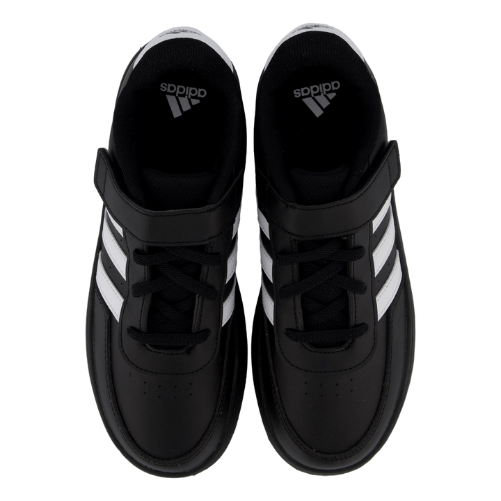 Breaknet Lifestyle Court Elastic Lace and Top Strap Shoes Core Black / Cloud White / Cloud White