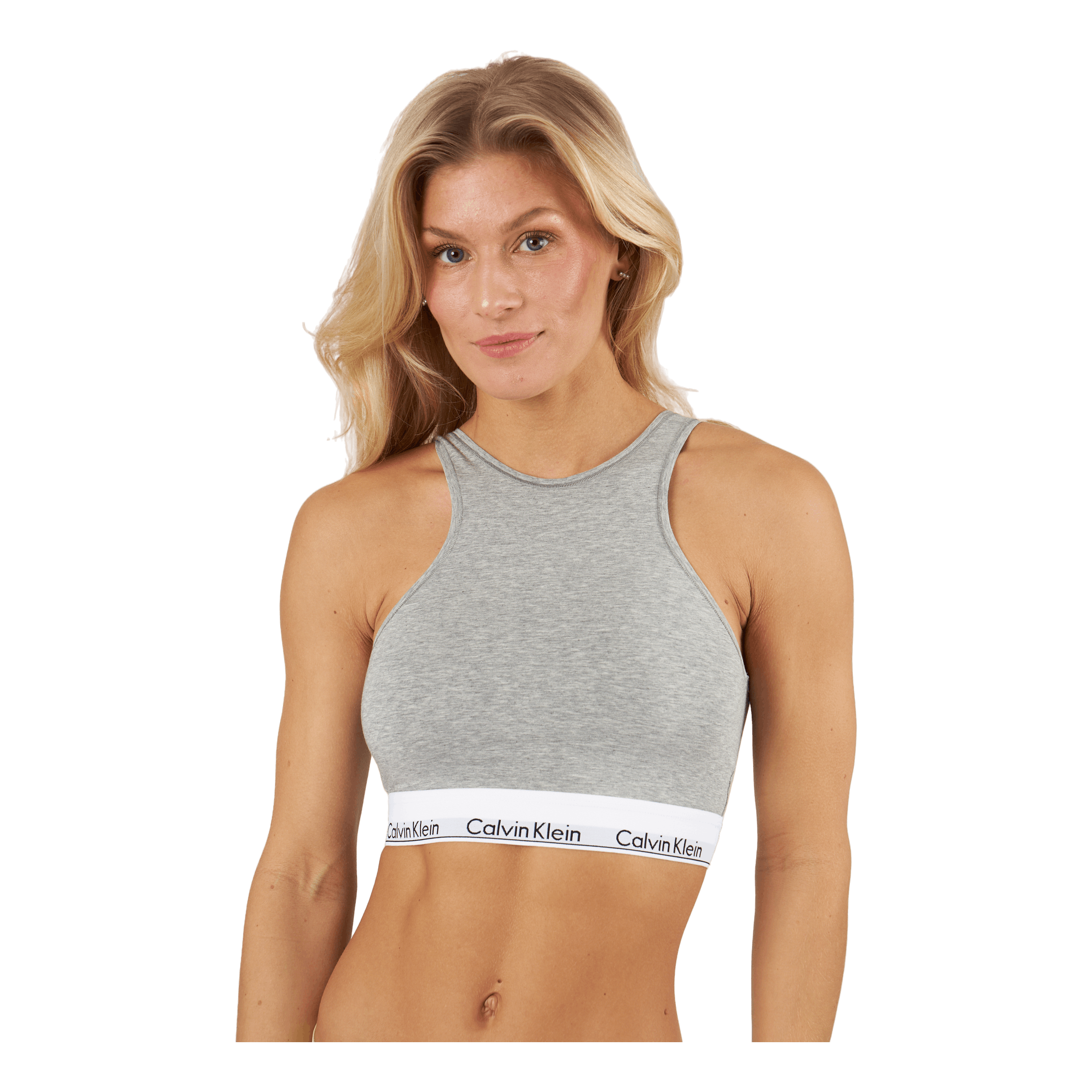 Calvin klein high neck sports bra deals