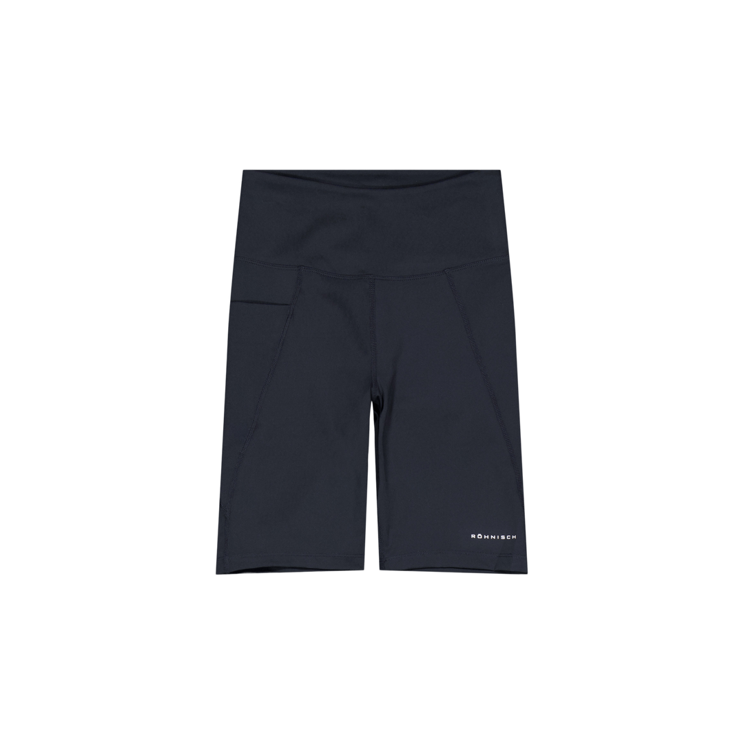 Flattering High Waist Bike Tig Black