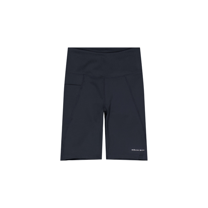Flattering High Waist Bike Tig Black
