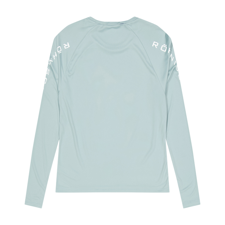 Active Logo Long Sleeve Silver Blue