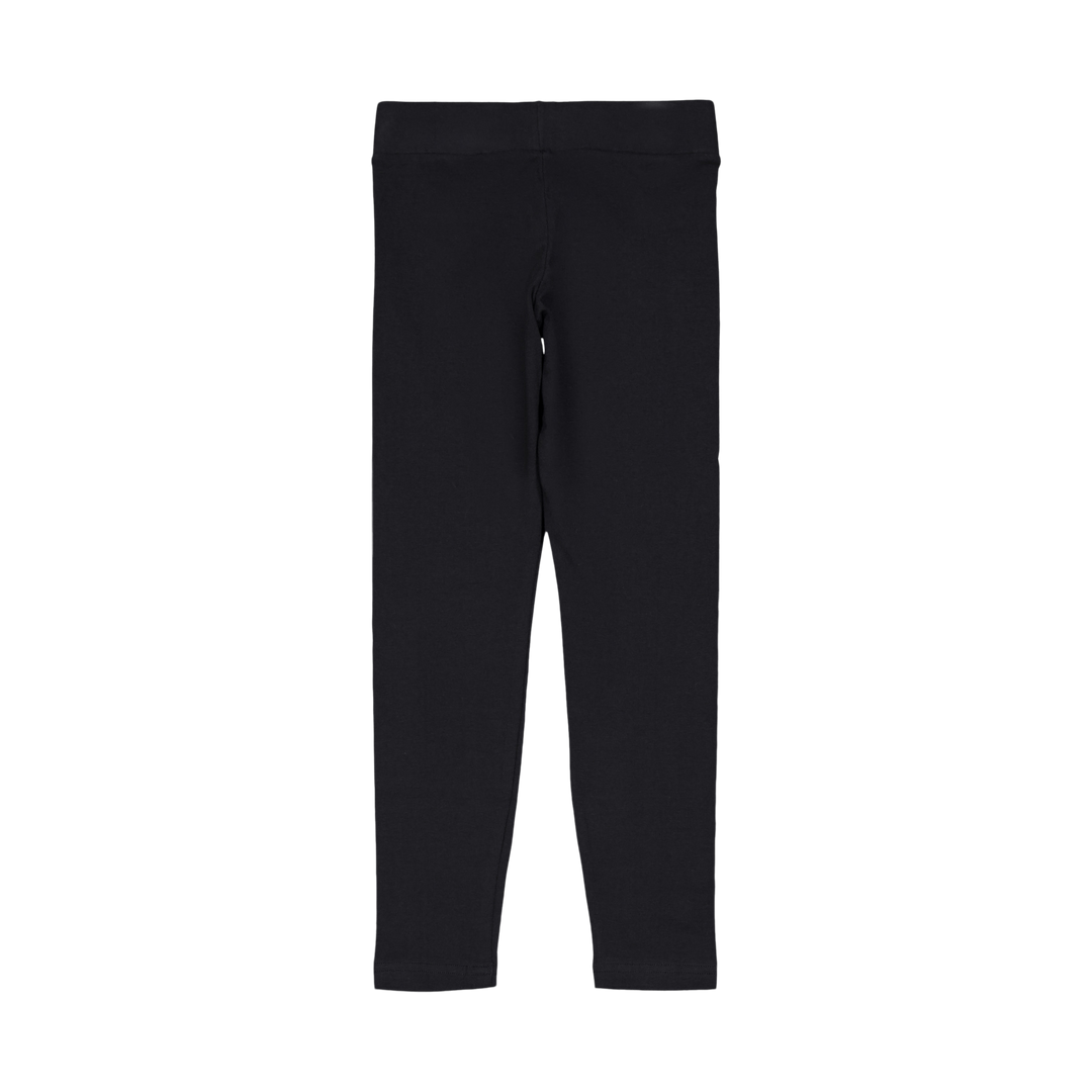 Essentials Linear Logo Cotton Leggings Black