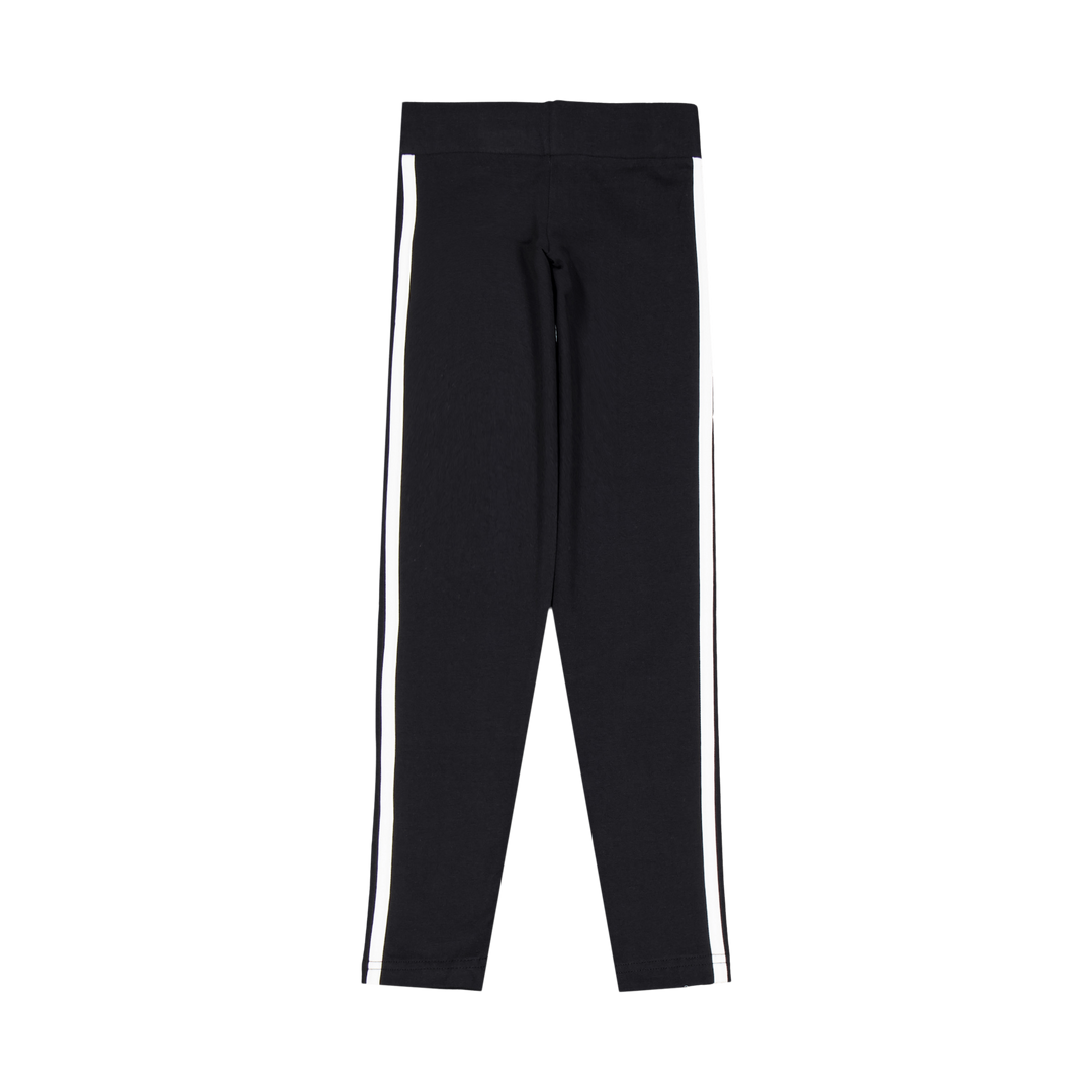 Essentials 3-Stripes Cotton Leggings Black