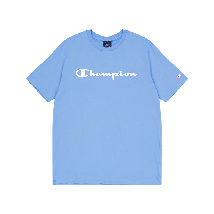 Crewneck T-shirt Azure Blue