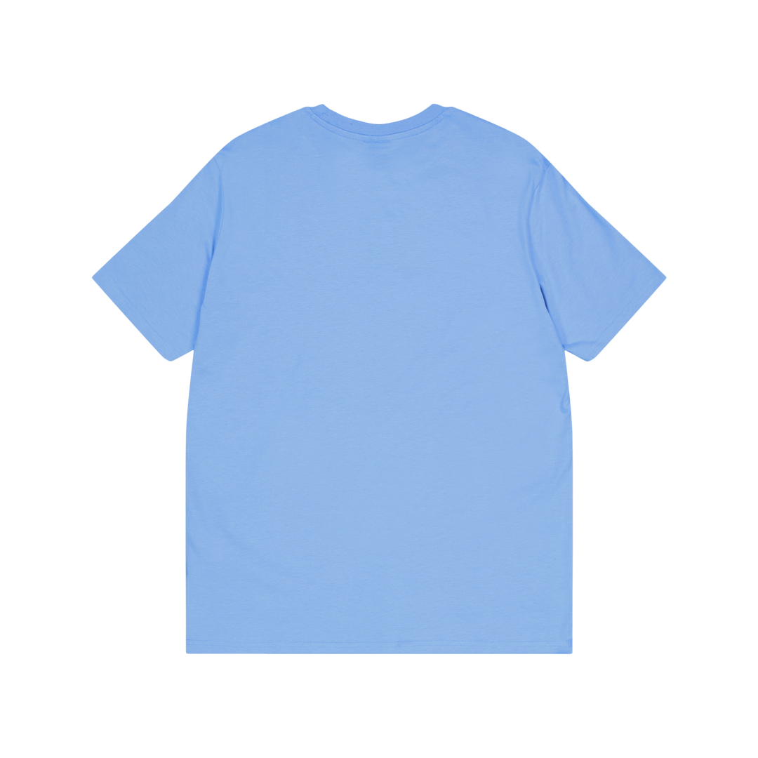 Crewneck T-shirt Azure Blue