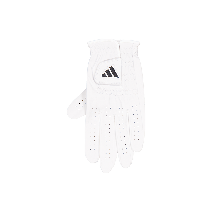 Ultimate Single Leather Golf Glove White / Black