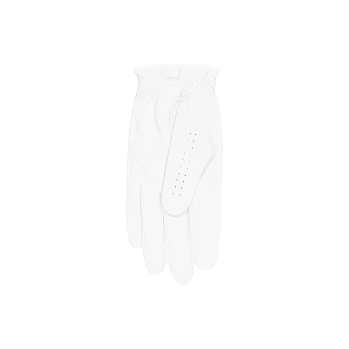 Ultimate Single Leather Golf Glove White / Black