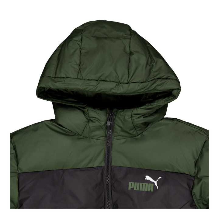 Colourblock Polyball Hooded Ja Puma Black-myrtle