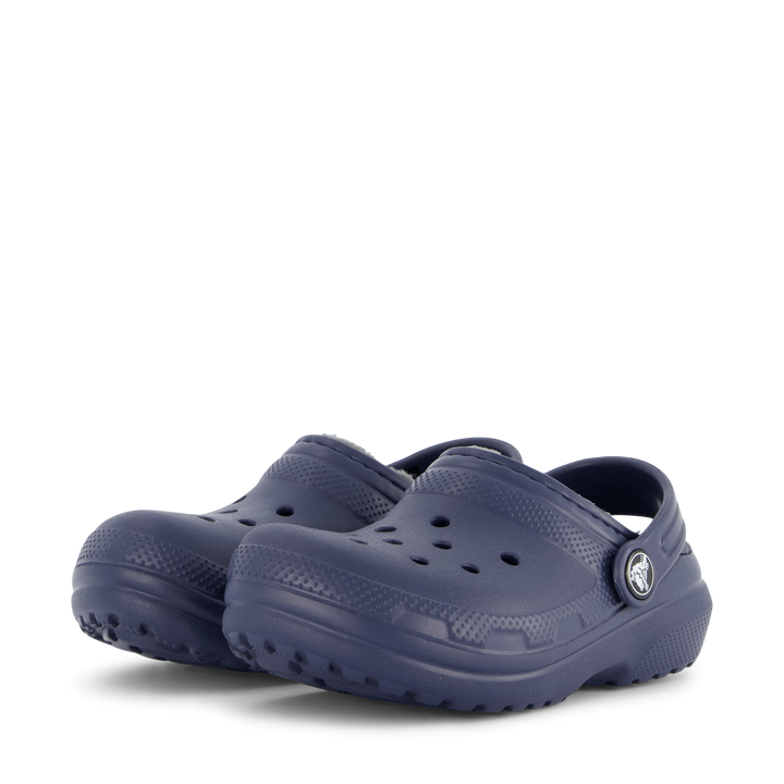 Classic Lined Clog Kids Navy / Charcoal