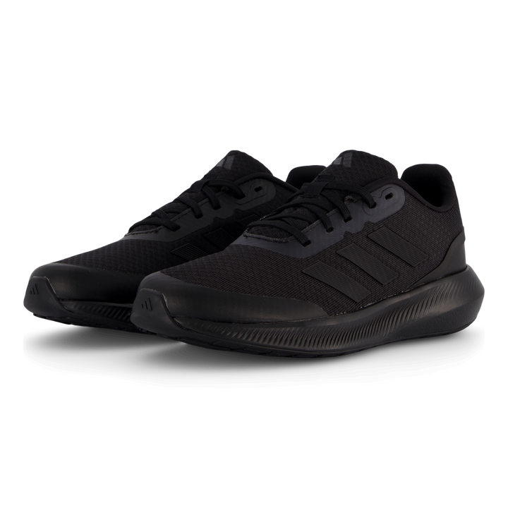 RunFalcon 3 Lace Shoes Core Black / Core Black / Core Black
