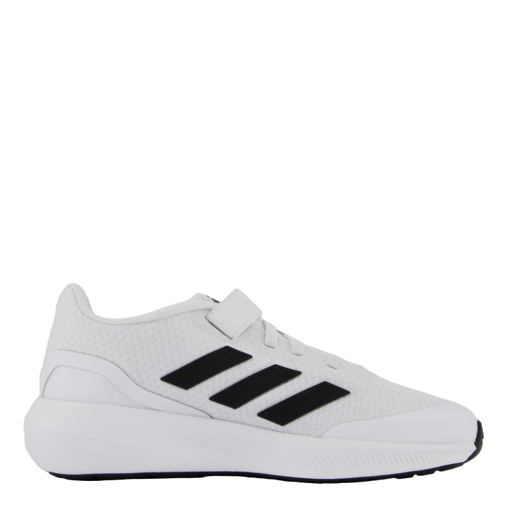 RunFalcon 3.0 Elastic Lace Top Strap Shoes Cloud White / Core Black / Cloud White