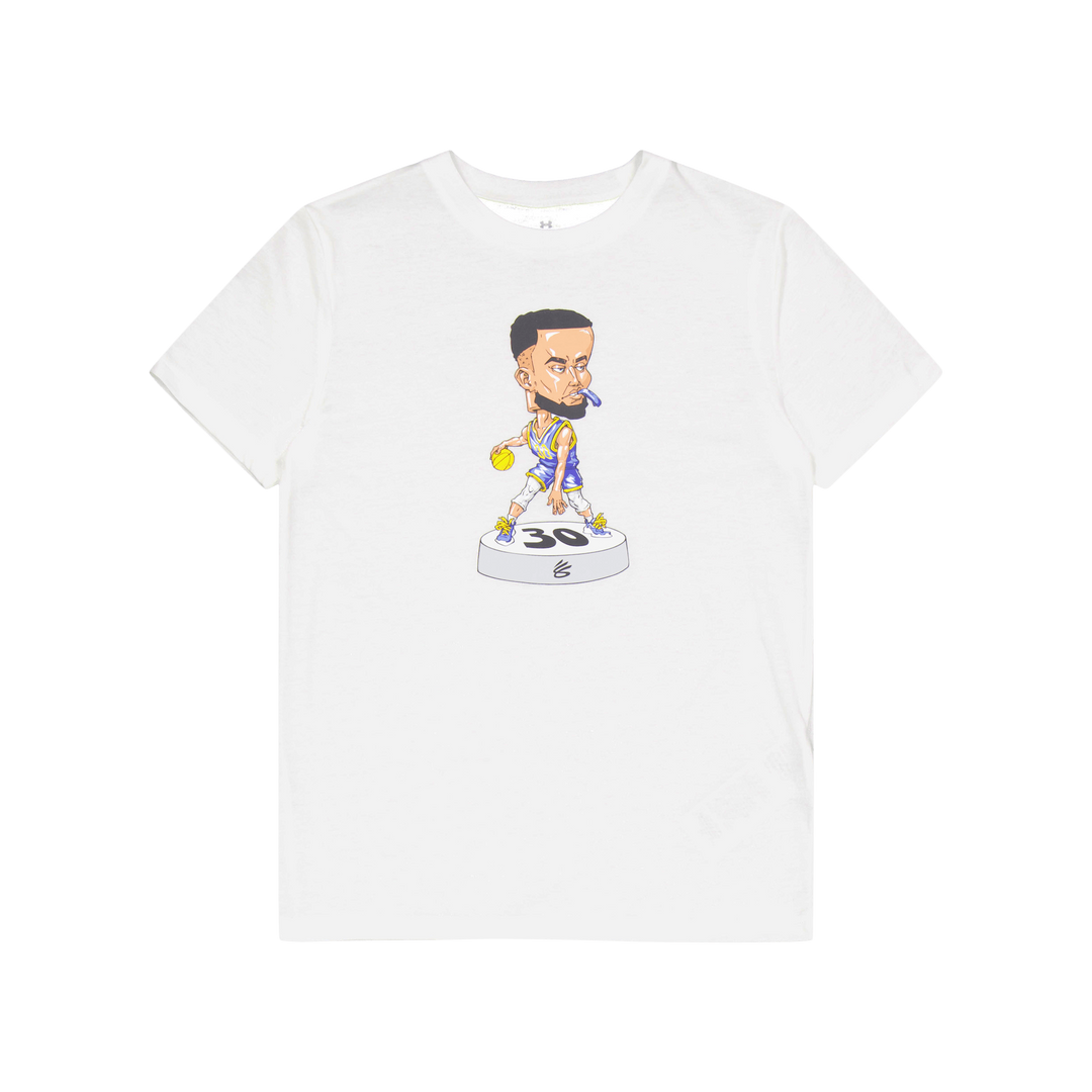 Ua Curry Bobblehead Ss White