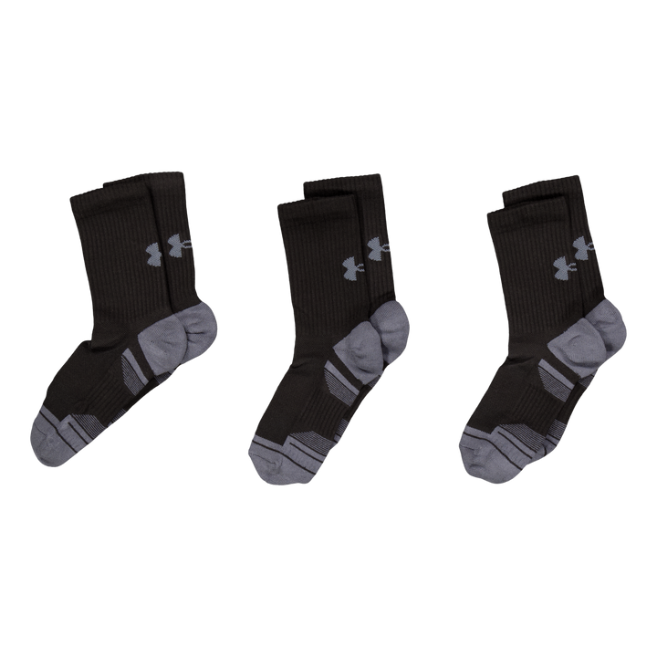Ua Performance Cotton 3p Mid Black