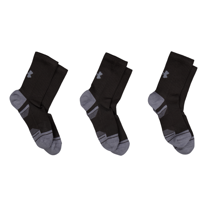 Ua Performance Cotton 3p Mid Black