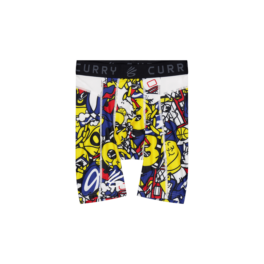 Ua Curry Hg Prtd Shorts White