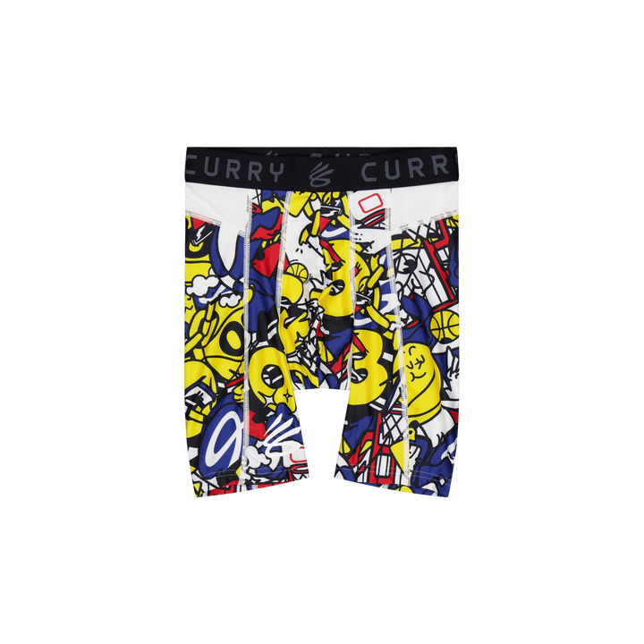 Ua Curry Hg Prtd Shorts White