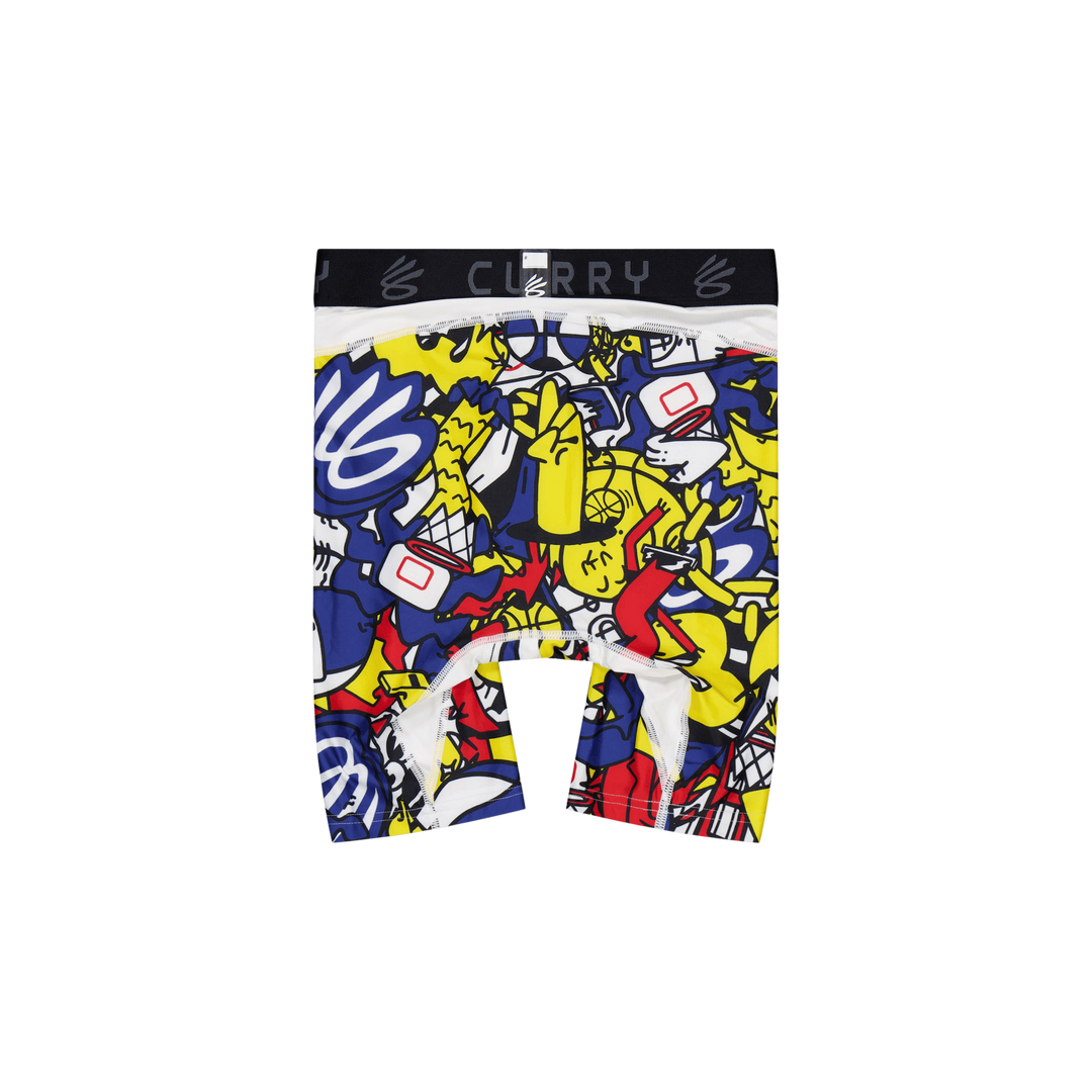 Ua Curry Hg Prtd Shorts White