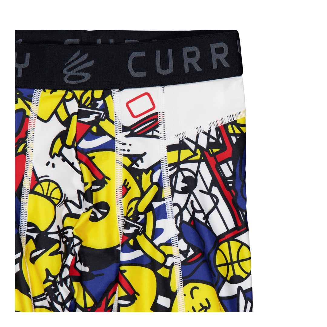 Ua Curry Hg Prtd Shorts White