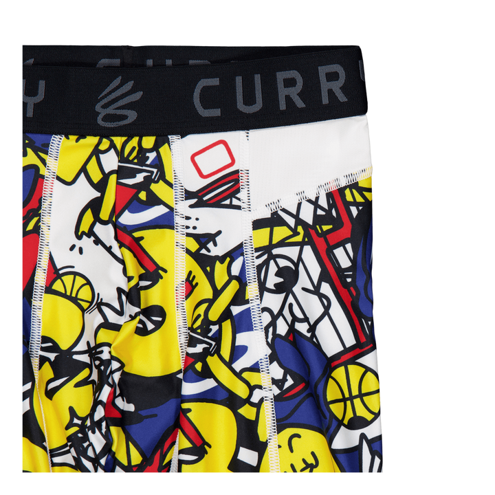 Ua Curry Hg Prtd Shorts White