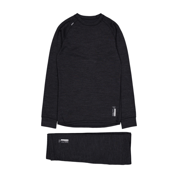 Merino Set Black Melange