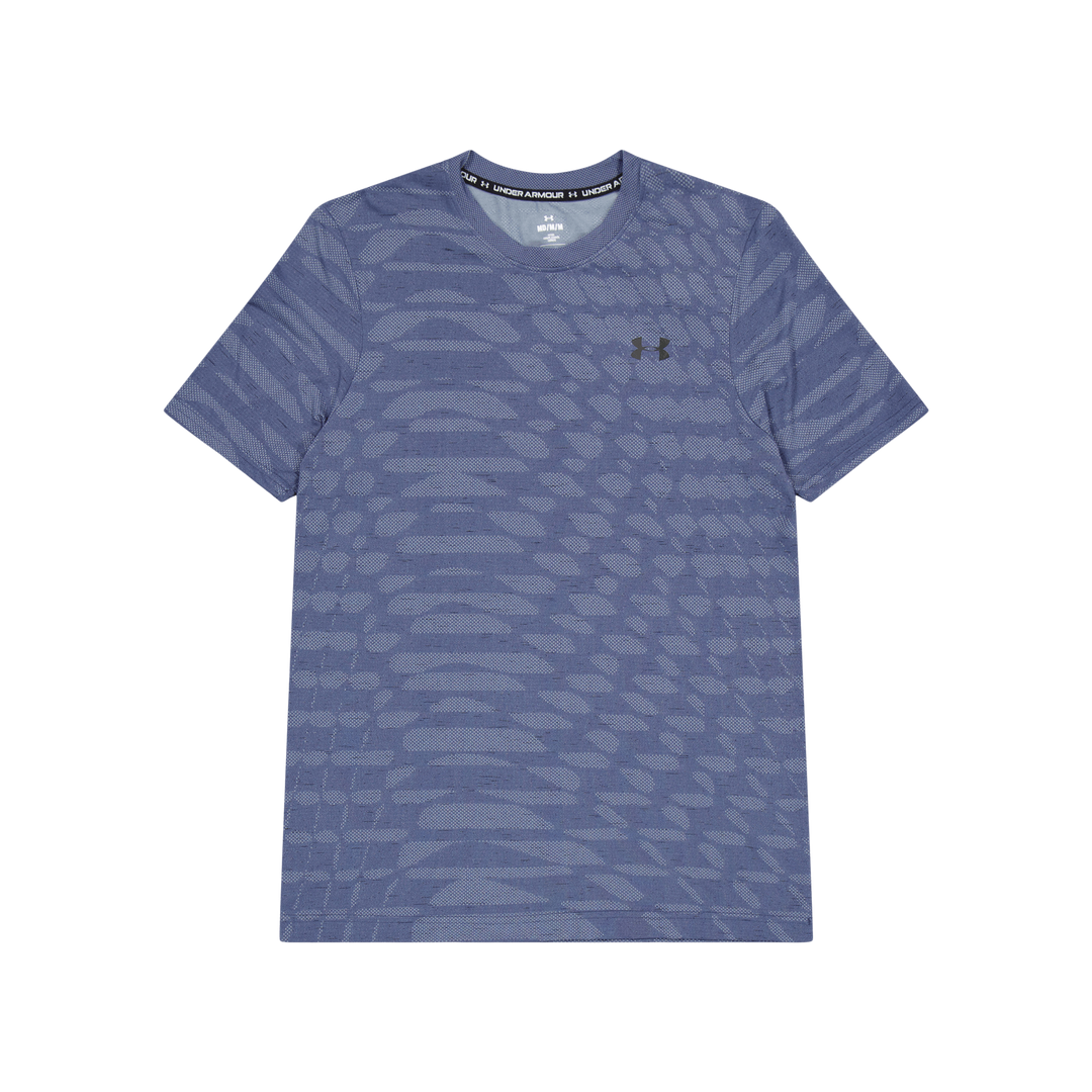 Ua Seamless Novelty Ss Downpour Gray