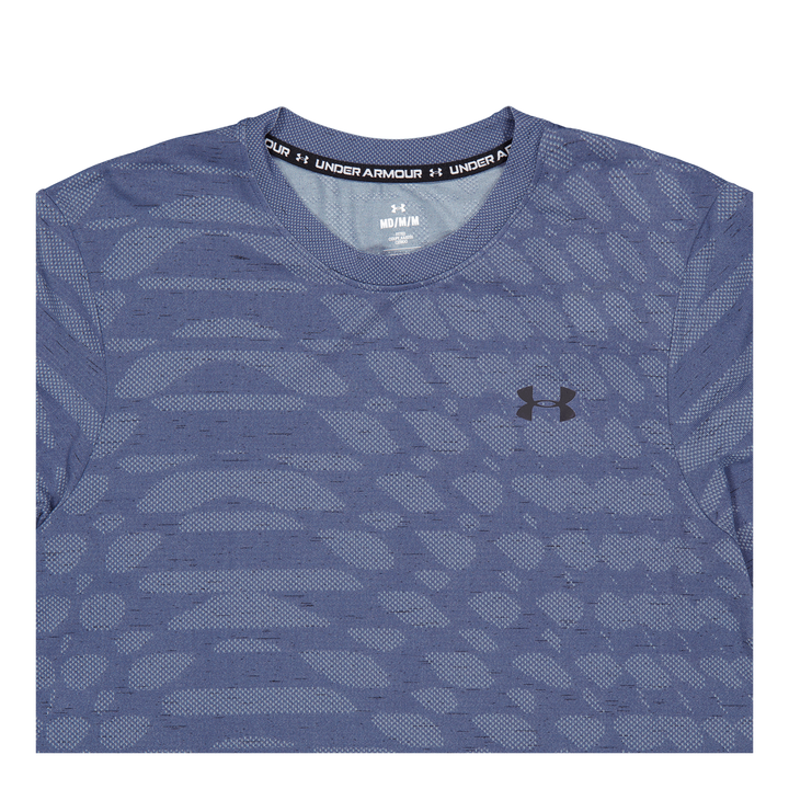 Ua Seamless Novelty Ss Downpour Gray