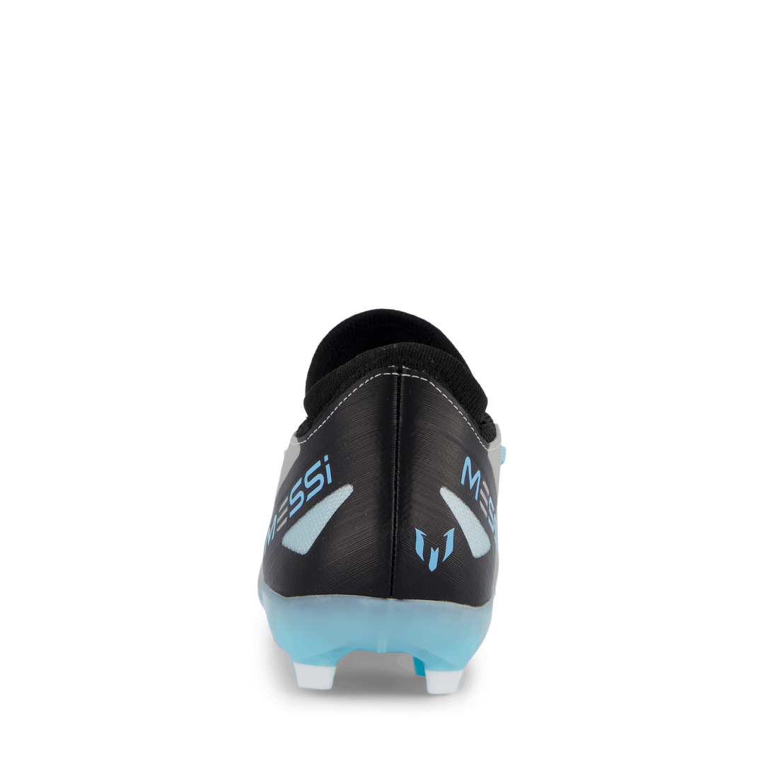 X Crazyfast Messi.3 Firm Ground Boots Silver Metallic / Bliss Blue / Core Black